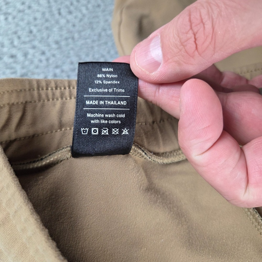 Public Rec Pants Mens 36x32 Brown Joggers All Day Everyday Performance Stretch - Picture 10 of 14